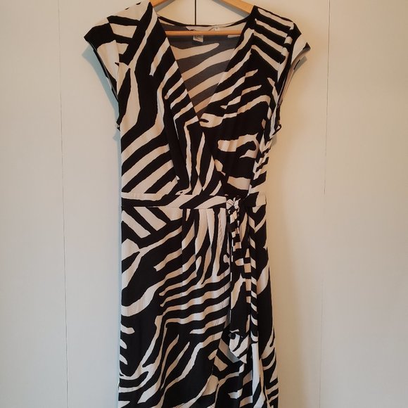 H&M Zebra print wrap dress - Picture 1 of 4
